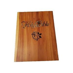 Holy Bible With Cedar Box New American Bible Treasured Memories Catholic 1987